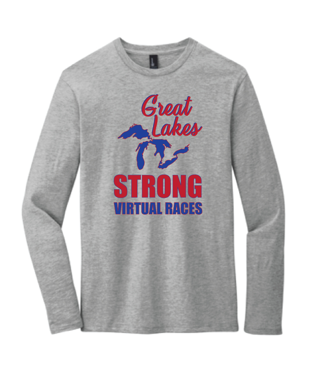 Long Sleeve Shirt Great Lakes Strong Virtual Races