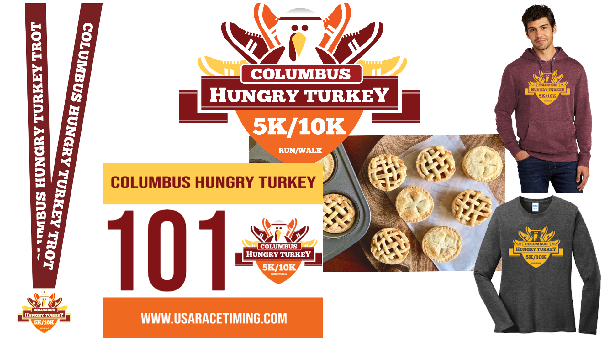 2022 Columbus Turkey Trot Participant Swag Items - Best Race Items - 5k, 10k, Kids Dash - Columbus Turkey Trot - Chip Timing - USA Race Timing & Event Management - www.usaracetiming.com