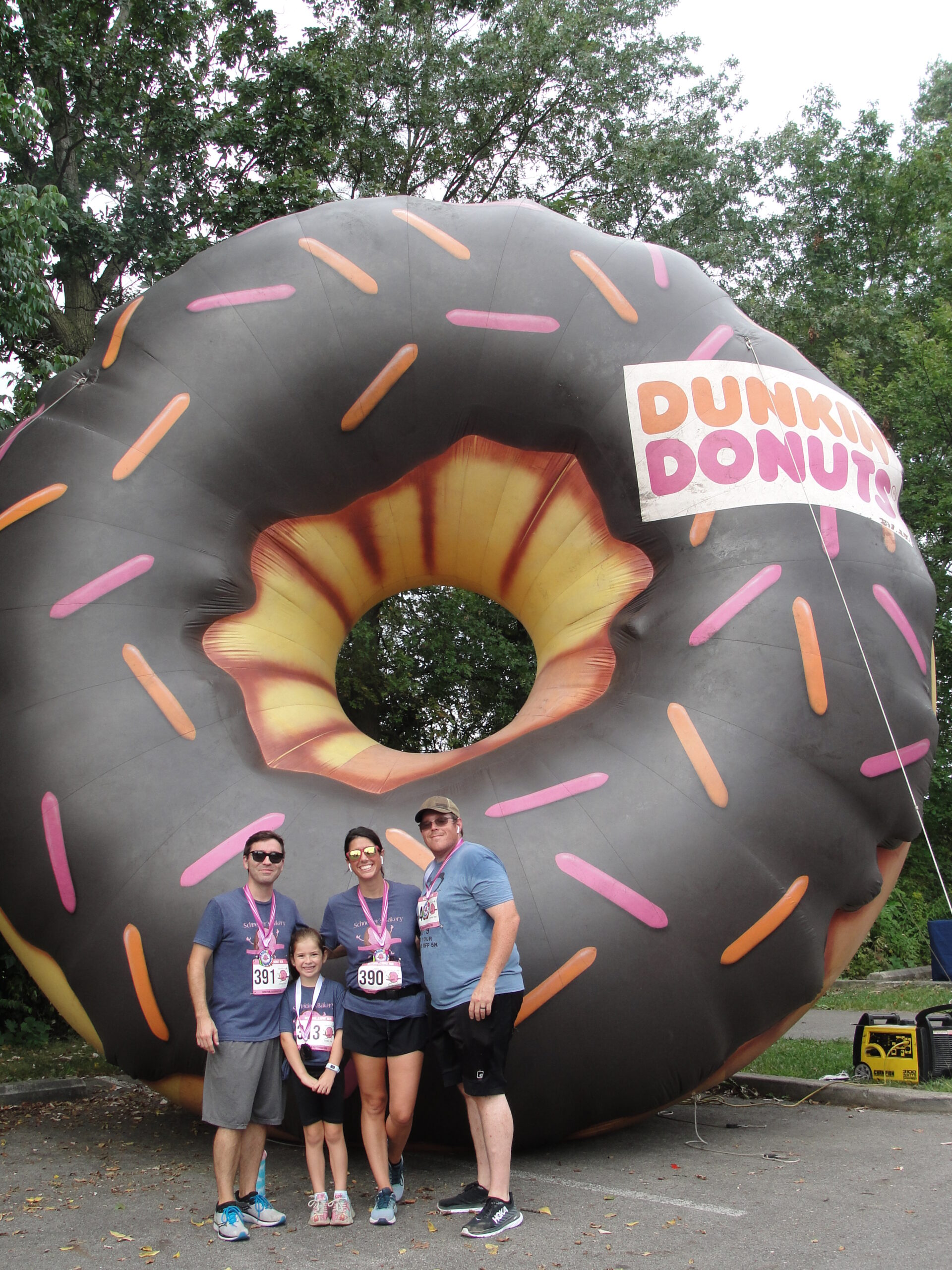 Westerville Donut Run - Columbus Donut Run and Walk - Huge Donut Inflatable - USA Race Timing - Chip Timing - Race Timing Ohio - Doughnut 5k